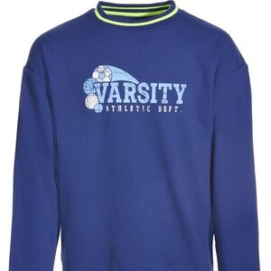 ID Ideology Big Girls Varsity Graphic Crewneck Sweatshirt